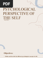 GROUP 3 Psychological Perspective of The Self