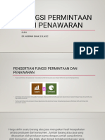 Pertemuan 3 Fungsi Permintaan Dan Penawaran