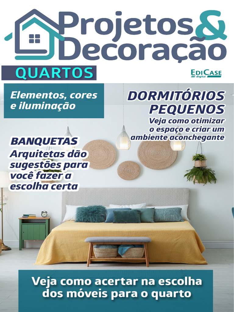 Projetos e Decoração Ed. 16 - Quartos. | PDF | Cama | Madeira