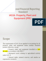 International Financial Reporting Standard IAS 16