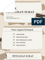 B.ind Penulisan Surat