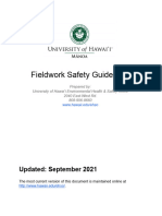 HSG APPENDIX 6 Fieldwork Safety Guidelines