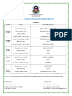 Jadual Uasa 2023