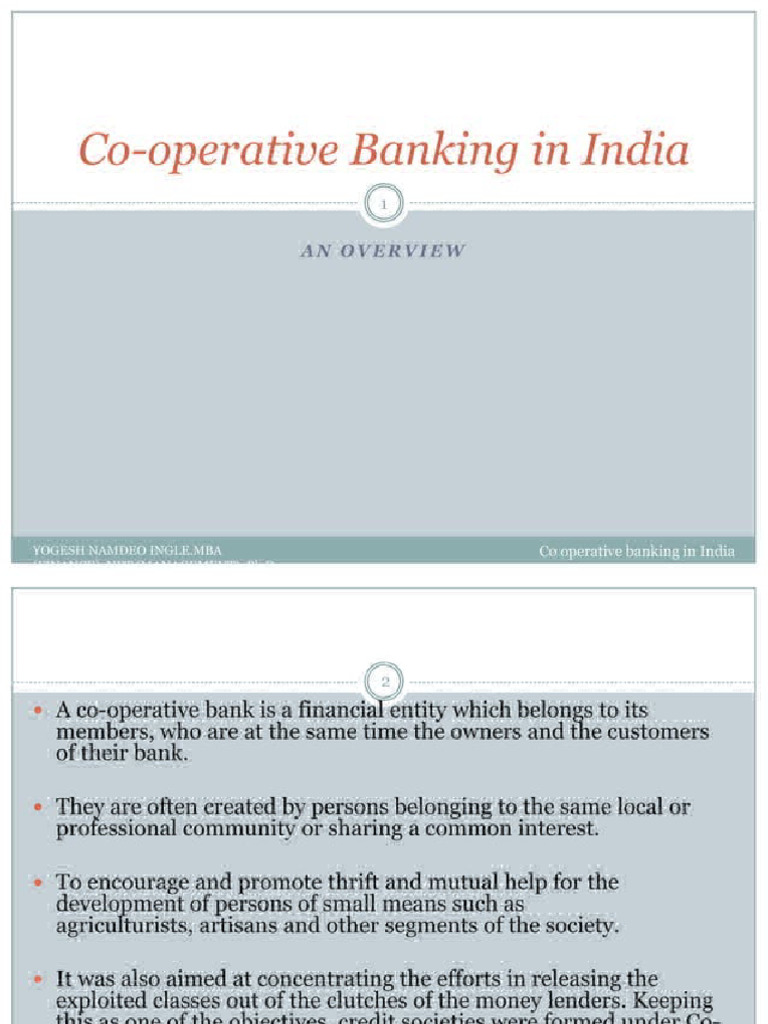 Cooperative Banks | PDF