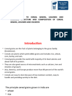 Cereal Grains Legumes and Oil Seeds