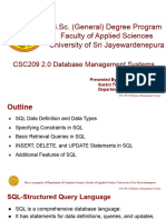 Lecture9 - CSC 206 2.0 - Database Management