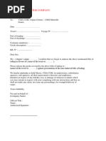 Cargo Damage Claim Letter Sample | PDF