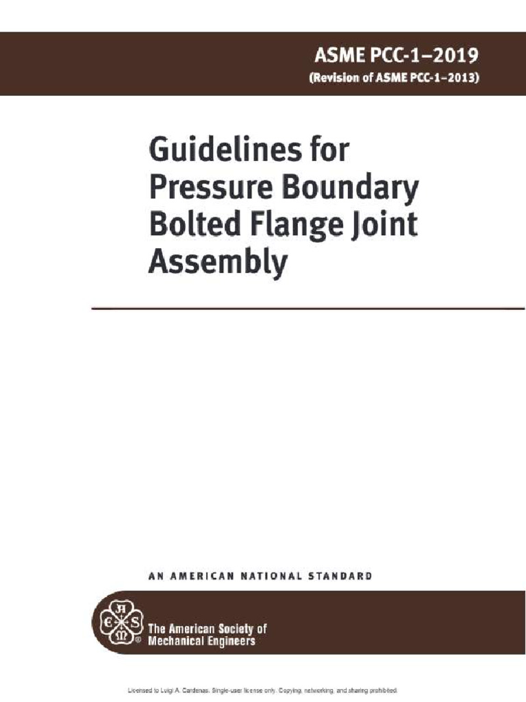 Asme PCC 1 2019 | PDF