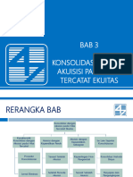 AKL Bab 3 Konsolidasi Dengan Akuisisi Pada Nilai Tercatat Ekuitas