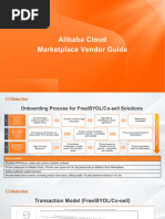 Alibaba Cloud Marketplace Vendor Guide 2022