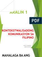 Aralin 1