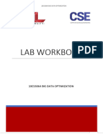 Lab Workbook: 18Cs3064 Big Data Optimization