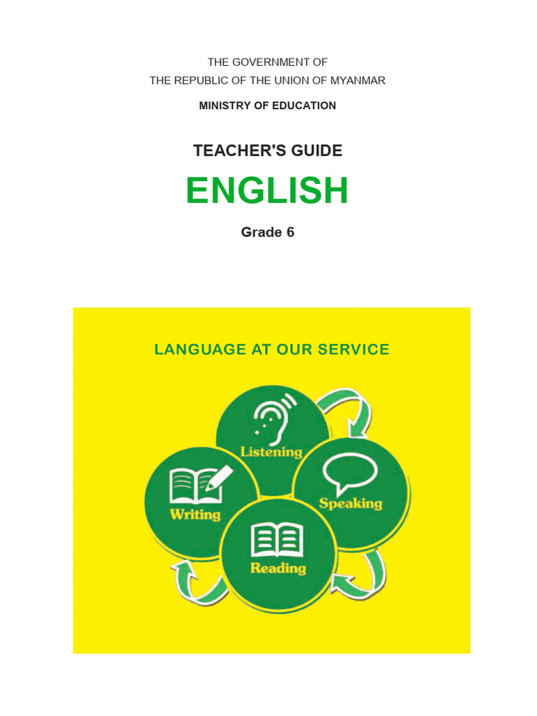 Grade 6 English Teacher's Guide Myanmar | PDF | Lunch | Foods