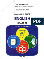 Grade 12 English Teacher's Guide Extract