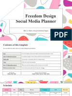 New Freedom Design Social Media Planner by Slidesgo