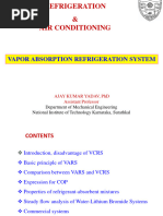 Vapour Absorption Compression Systems