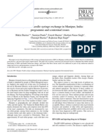 Five Years of Needle Syringe Exchange in Manipur, India:Programme and Contextual Issues