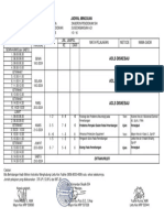 Jadwal Minggu Ke 10