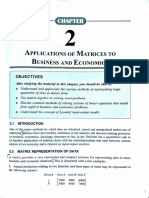 Application of Matrices To Business 1