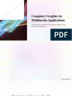 Computer Graphics in Multimedia Applications