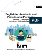 EAPP11 Q1 Mod2 Academic-Writig-In-Practice Version3