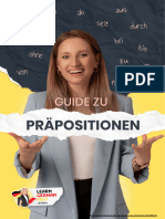Guide Zu Präpositionen