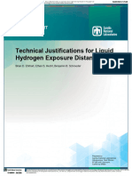 Technical Justifications For Liquid Hydrogen Exposure Distances - SAND2023 12548
