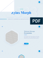 Zyinx Morph - Creative Morphisme Googleslide