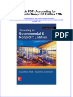 Accounting For Governmental Nonprofit Entities 17Th Full Chapter
