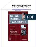 Acute Care Handbook For Physical Therapists 5Th Edition Full Chapter