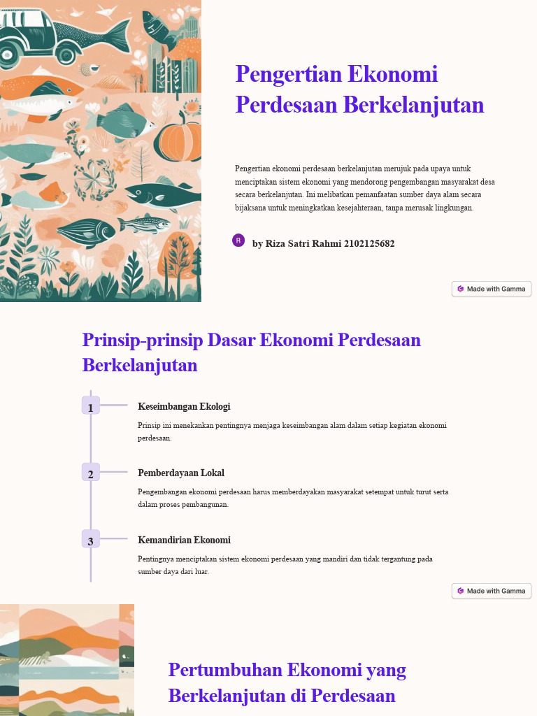 Pemerataan ekonomi di daerah pedesaan Indonesia