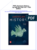 Download American History Connecting With The Past Vol 1 15Th Edition full chapter docx