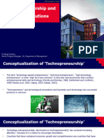 TECHNOPRENEURSHIP AND CULTURE 14 Sept