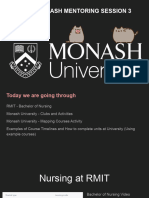 Monash Mentoring Session 3