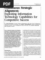 Continuous Strategic Alignment