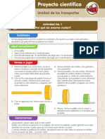 Unidad 7 - Los Transportes - Proyecto Científico