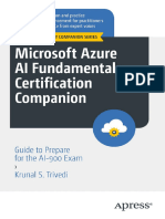 Microsoft Azure Ai Fundamentals Certification Companion Guide To Prepare For The Ai 900 Exam 9781484292204 9781484292211