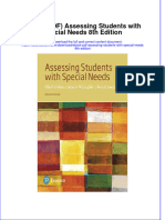 Assessing Students With Special Needs 8Th Edition Full Chapter