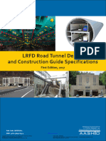 AASHTO LRFD Road Tunnel Design and Construction Guide Specifications 1st Ed.