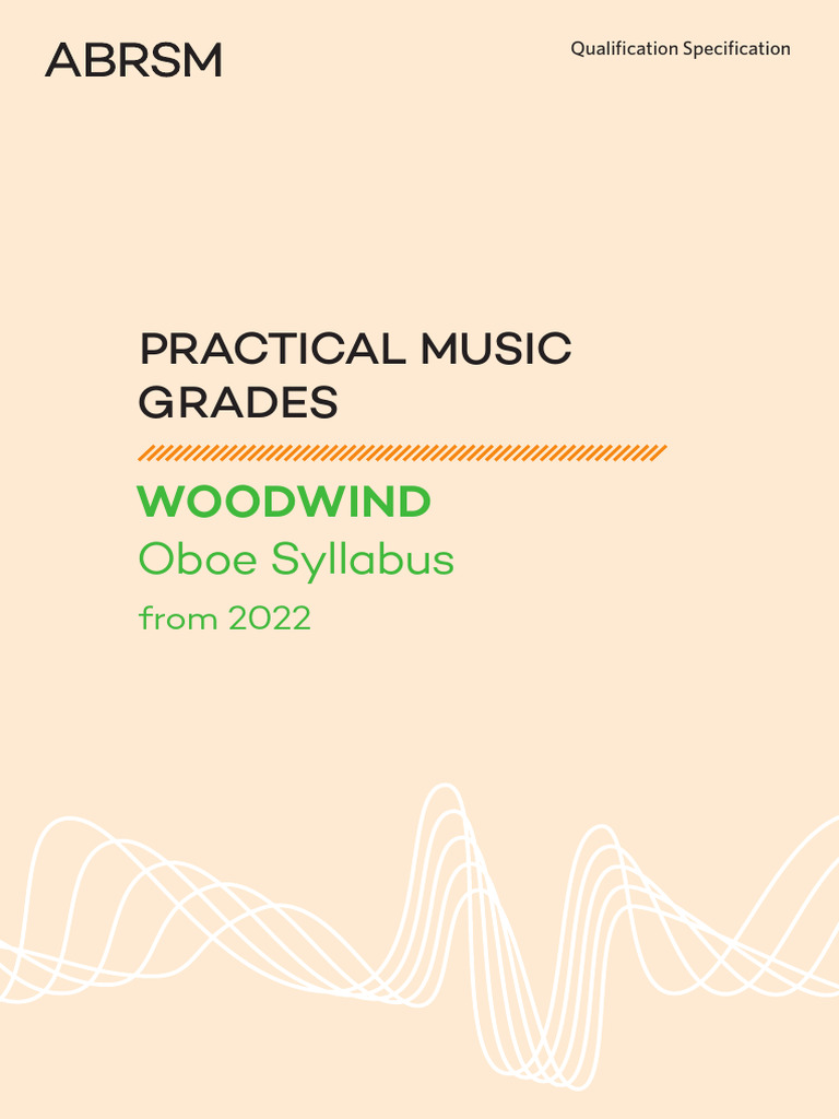 Woodwind 2022 Practical Syllabus (4 Oboe) 20230911_0 PDF Saxophone
