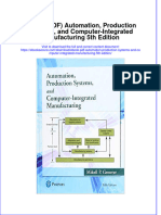 Download Automation Production Systems And Computer Integrated Manufacturing 5Th Edition full chapter docx