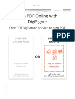 Sign PDF Online