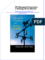 Managerial Economics Business Strategy 8Th by Michael Full Chapter
