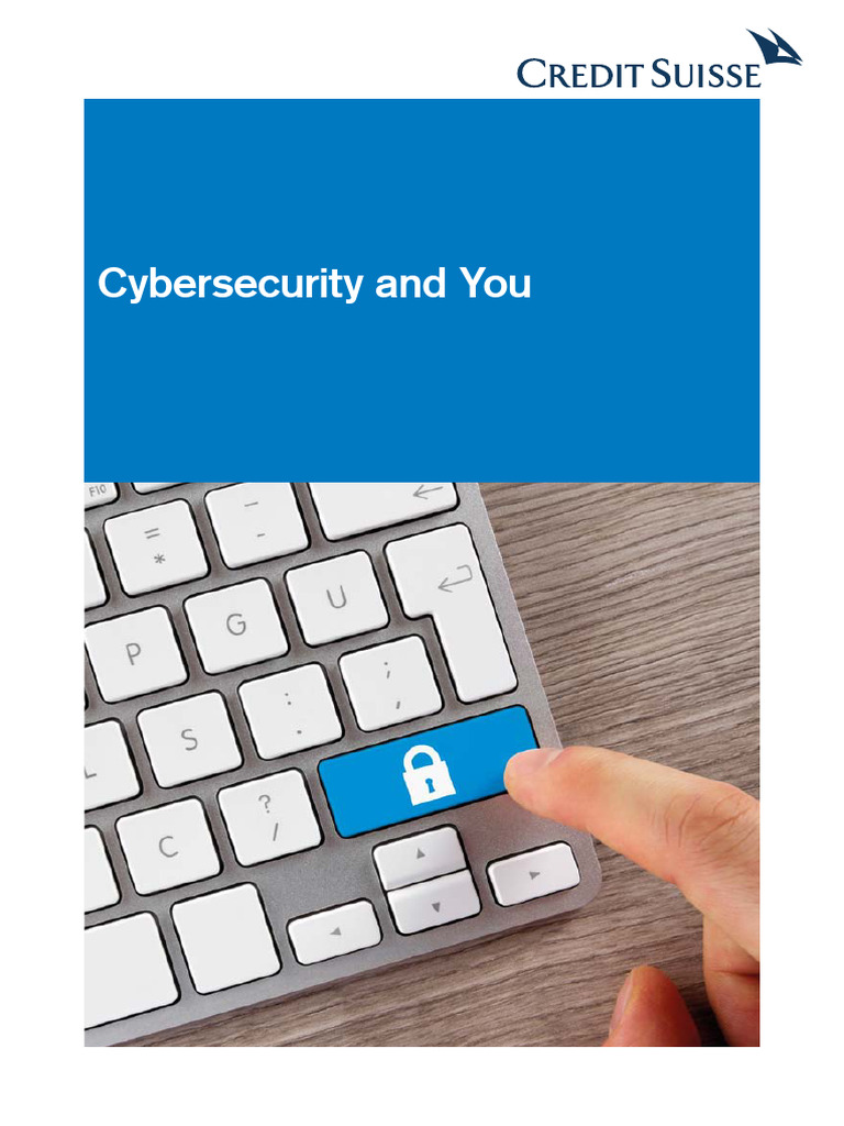 Cybersecurity And You Booklet En Pdf Security Computer Security