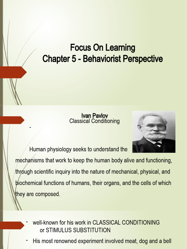 Behaviorist Learning Theories Overview | PDF | Reinforcement ...