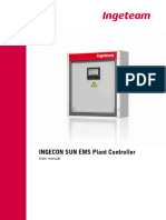 INGECON SUN EMS Plant Controller - User Manual EN (ABP2011IQE02 - C)