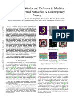 Adversarial Attacks and Defenses in Machine Learning-Powered Networks: A Contemporary Survey