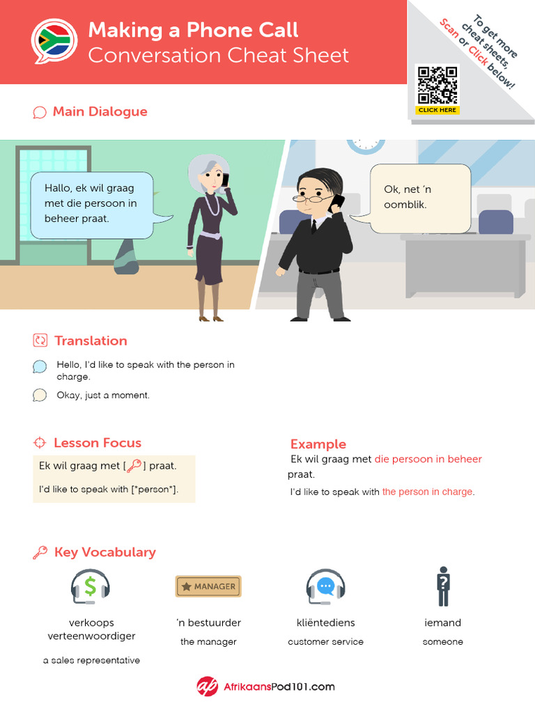 Afrikaans Phone Call Download Free PDF Mobile Technology