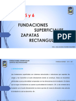 Tema 5 y 6 Fundaciones Superficiales - Zapatas Rectangulares