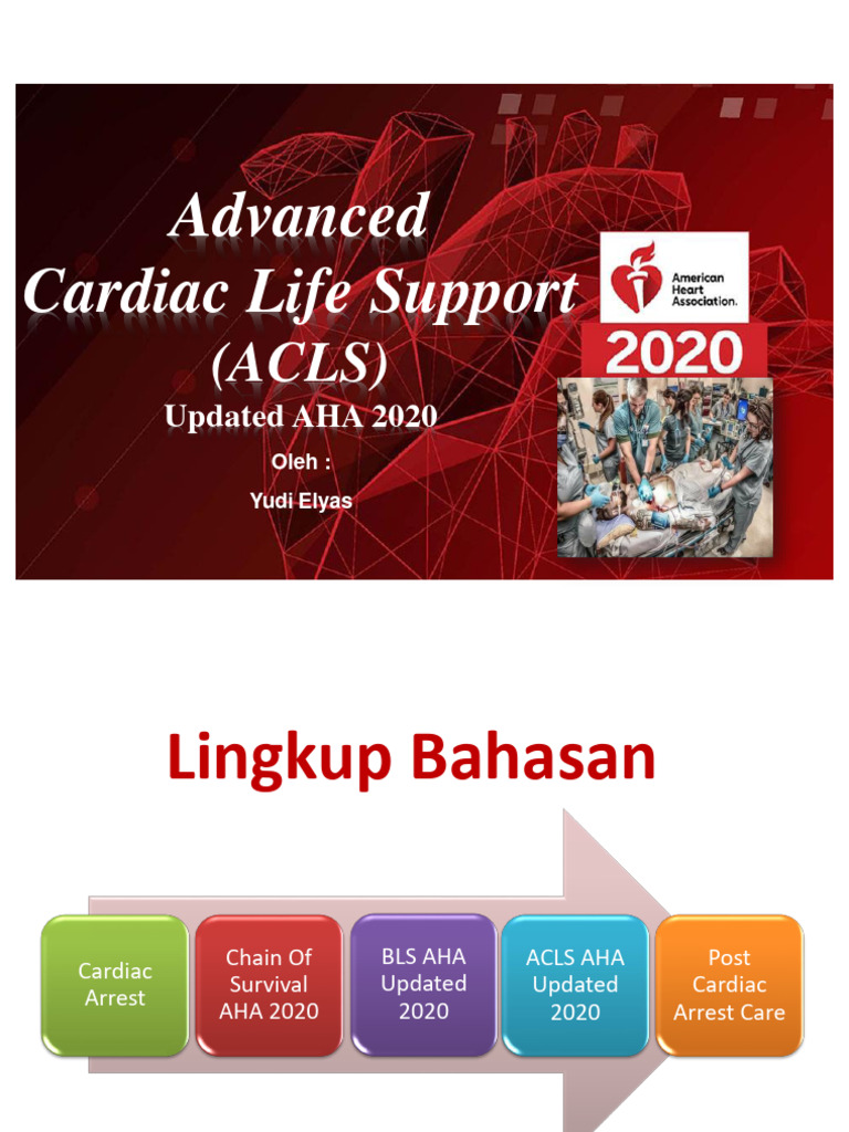Pedoman ACLS AHA 2020 untuk Resusitasi | PDF